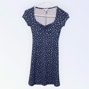 Floral Navy Blue Dress XS Casual Summer Dress. Marshalls.